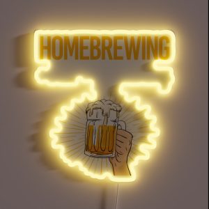 Beer Perfect Day Homebrewing Homebrew Homebrewer Beer Home Brew Brewing Brewer RGB Neon Sign