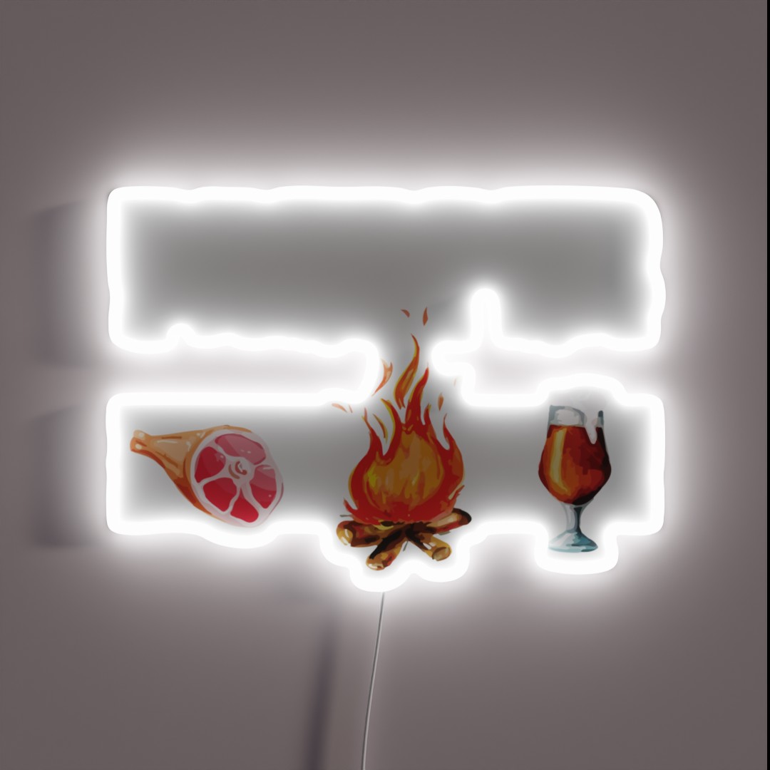 Beer Prepper Outdoor Survival Funny Homebrew RGB Neon Sign Beer Prepper Outdoor Survival Funny Homebrew RGB Neon Sign