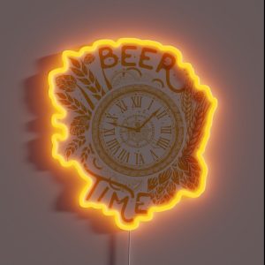 Beer Time Hobby Brewer Craft Beer Alcohol RGB Neon Sign
