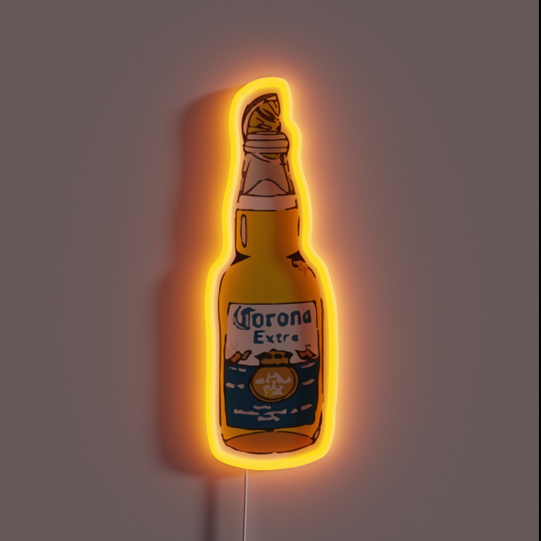 Beer With Lime RGB Neon Sign Beer With Lime RGB Neon Sign