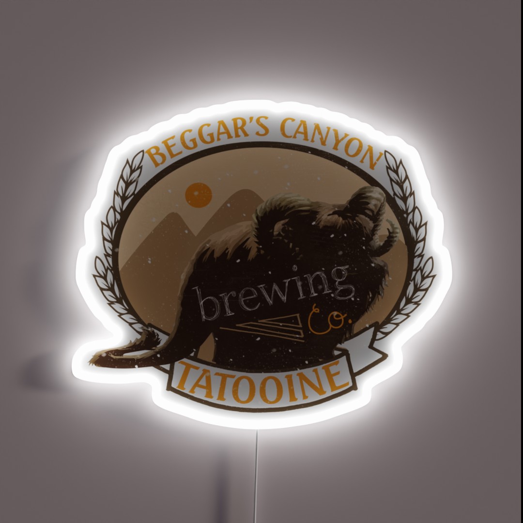 Beggar S Canyon Brewing Co RGB Neon Sign Beggar S Canyon Brewing Co RGB Neon Sign