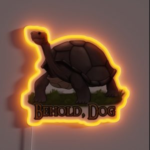 Behold Dog RGB Neon Sign Behold Dog RGB Neon Sign