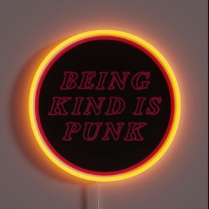 Being Kind Is Punk Pink RGB Neon Sign