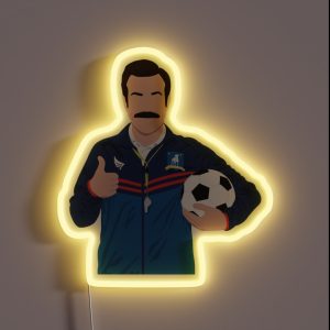 Believe Soccer Football Is Life Richmond Golfish Positive Minset RGB Neon Sign