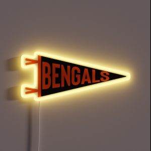 Bengals Pennant RGB Neon Sign