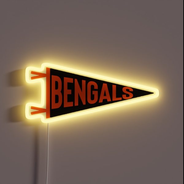 Bengals Pennant RGB Neon Sign