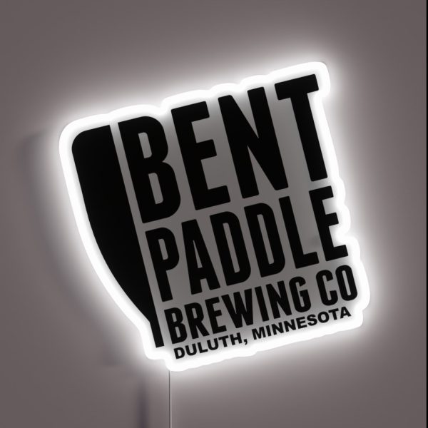 Bent Paddle Brewing Company RGB Neon Sign