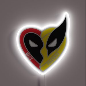 Best Friends DP3 Heart RGB Neon Sign