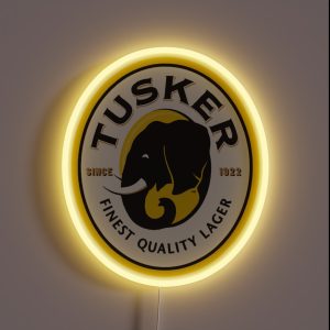 Best Seller Tusker Lager Logo Merchandise RGB Neon Sign