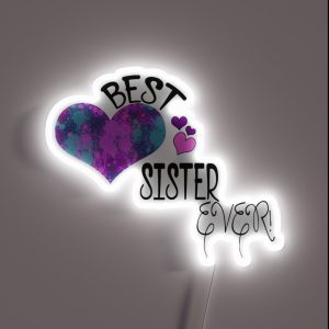 Best Sister Ever RGB Neon Sign Best Sister Ever RGB Neon Sign