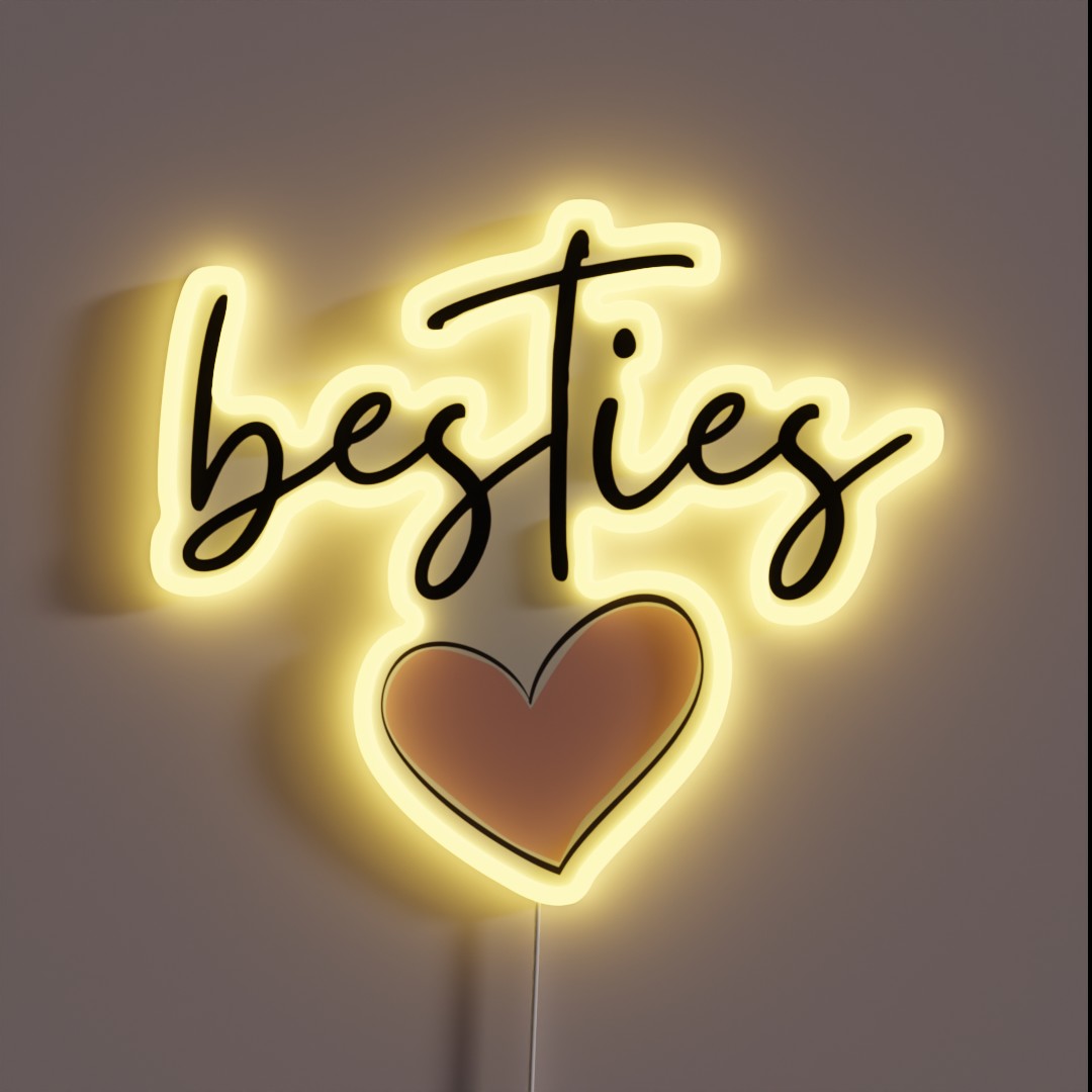 Besties RGB Neon Sign Besties RGB Neon Sign