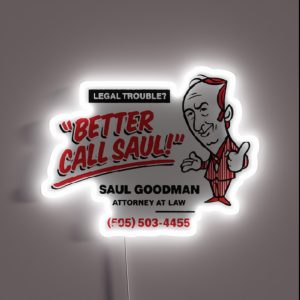 Better Call Saul Saul Goodman Breaking Bad RGB Neon Sign
