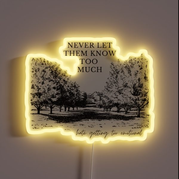 Better Off Sweetener Lyrics RGB Neon Sign