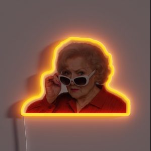 Betty White RGB Neon Sign