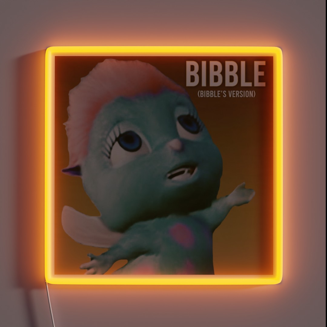 Bibble Fearless Taylor S Version Album Cover RGB Neon Sign Bibble Fearless Taylor S Version Album Cover RGB Neon Sign