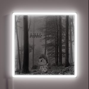 Bibble Folklore Taylor Swift Album Cover RGB Neon Sign