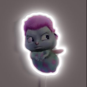 Bibble Side Eye RGB Neon Sign