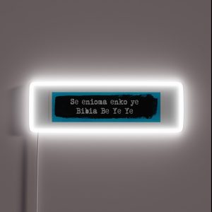 Bibia Be Ye Ye RGB Neon Sign