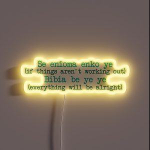 Bibia Be Ye Ye RGB Neon Sign