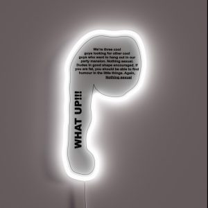 Bicep Party Mansion Flyer It S Always Sunny In Philadelphia RGB Neon Sign