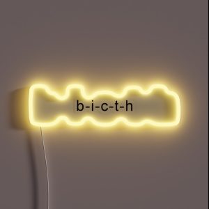 Bicth RGB Neon Sign Bicth RGB Neon Sign