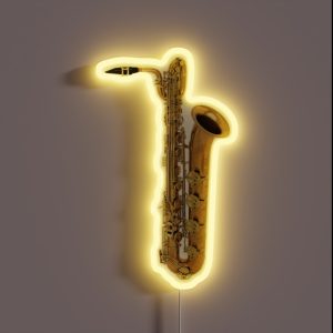 Big Baritone Saxophone RGB Neon Sign Big Baritone Saxophone RGB Neon Sign