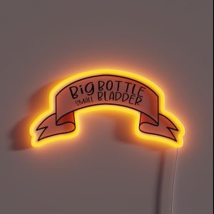 BIG Bottle Small Bladder RGB Neon Sign