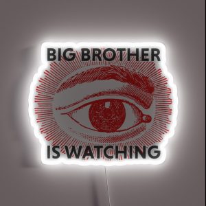 Big Brother Is Watching RGB Neon Sign