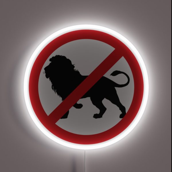 Big Cat Prohibition RGB Neon Sign