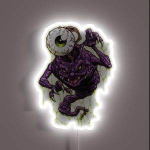BIG EYEBALL GHOST RGB Neon Sign BIG EYEBALL GHOST RGB Neon Sign