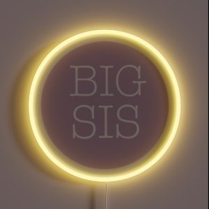 BIG SIS RGB Neon Sign BIG SIS RGB Neon Sign