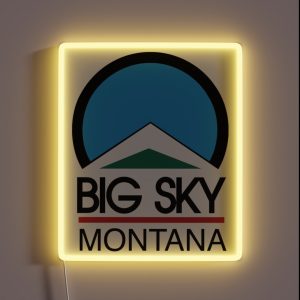 Big Sky Resort Montana RGB Neon Sign
