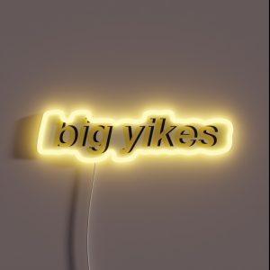 Big Yikes RGB Neon Sign