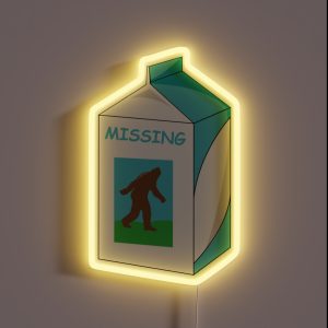 Bigfoot Missing RGB Neon Sign