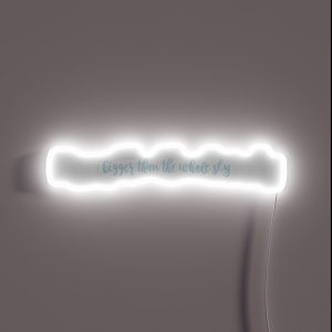 Bigger Than The Whole Sky Taylor Swift RGB Neon Sign Bigger Than The Whole Sky Taylor Swift RGB Neon Sign