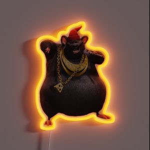Biggie Cheese Mr Boombastic RGB Neon Sign Biggie Cheese Mr Boombastic RGB Neon Sign