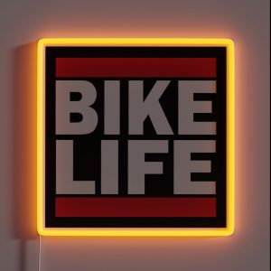 Bike Life Vintage BMX Logo RGB Neon Sign Bike Life Vintage BMX Logo RGB Neon Sign