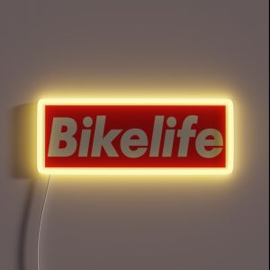 Bikelife Red RGB Neon Sign