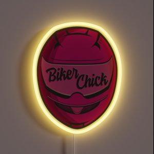 Biker Chick Pink RGB Neon Sign Biker Chick Pink RGB Neon Sign