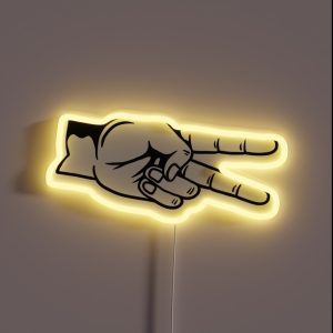 Biker Salute RGB Neon Sign Biker Salute RGB Neon Sign
