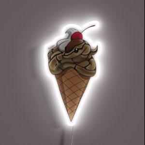 Bindi Snake Cone RGB Neon Sign