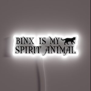 Binx Is My Spirit Animal Hocus Pocus RGB Neon Sign Binx Is My Spirit Animal Hocus Pocus RGB Neon Sign