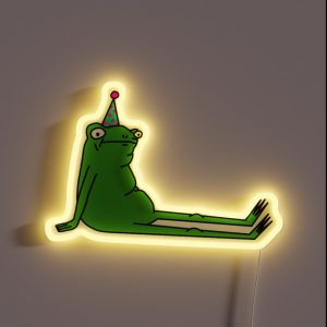 Birthday Frog RGB Neon Sign Birthday Frog RGB Neon Sign