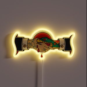 Bite The Hand That Feeds RGB Neon Sign Bite The Hand That Feeds RGB Neon Sign