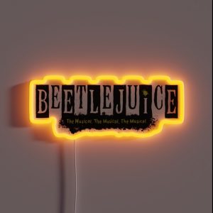 BJ Musical Bway Logo RGB Neon Sign