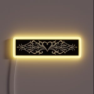 Black And White Tribal RGB Neon Sign Black And White Tribal RGB Neon Sign