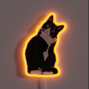 Black Cat RGB Neon Sign