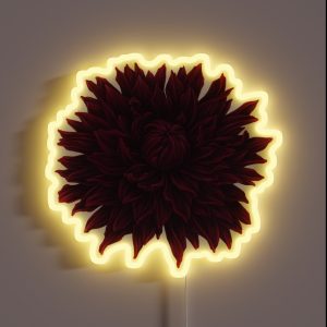 Black Dahlia RGB Neon Sign