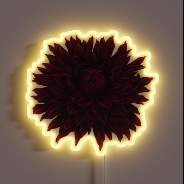 Black Dahlia RGB Neon Sign