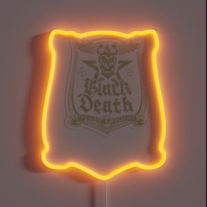 Black Death Malt Liquor RGB Neon Sign Black Death Malt Liquor RGB Neon Sign